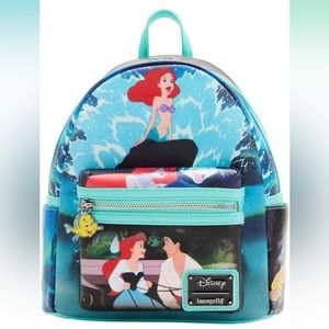 Loungefly Disney The Little Mermaid Princess Scenes Series Backpack